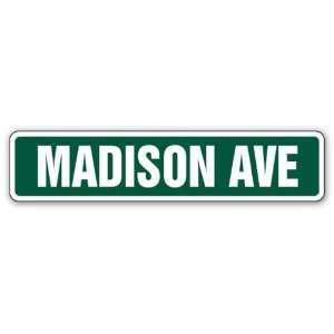  MADISON AVENUE Street Sign manhattan new york signs Patio 
