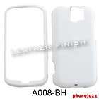 White Rubberized HTC my Touch 3G Slide Case Cover  