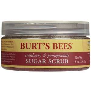 Burts Bees Sugar Scrub, Cranberry & Pomegranate, 8 oz, 2 ct (Quantity 