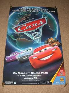 movie poster lot of 5 megamind,cars 2,rio the movie,prom,disney pixar 