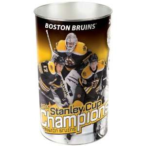  NHL 2011 Boston Bruins Stanley Cup Champion Wastebasket 