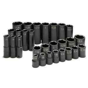  SK Hand Tool 4051 28 Piece 1/2 Drive 6 Point Standard and 