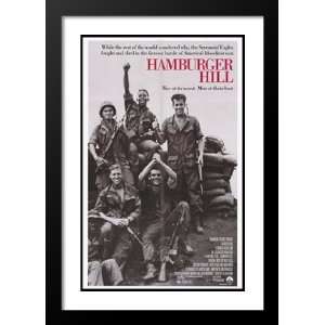  Hamburger Hill 20x26 Framed and Double Matted Movie Poster 