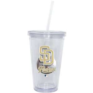    San Diego Padres Double Wall Tumbler with Straw