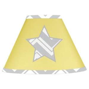  Yellow and Gray Zig Zag Lamp Shade by JoJo Designs Baby