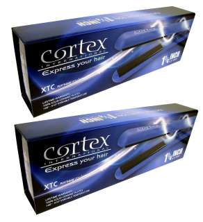 NEW Cortex XTC 125BL Platinum Ceramic Hair Flat Irons  