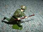 Britains 1/32 54mm WW 1 WW2 British with gasmask running rifle old 