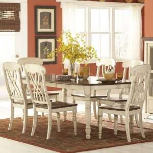  Homelegance Ohana Dining Room Set (White) 1393W 78 dr set 