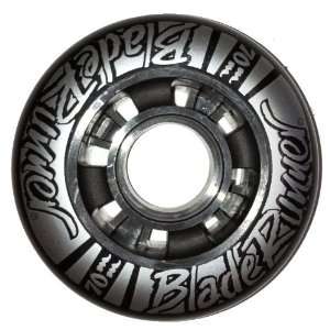  70 mm 85a Black BladeRunner Inline Replacement Wheels 