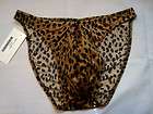 Mens Bikini Swimsuit / Competition Posing Suit NWT ~Spotted Leopard