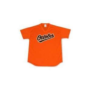  Baltimore Orioles Orange V Neck Blank Jersey by Majestic 