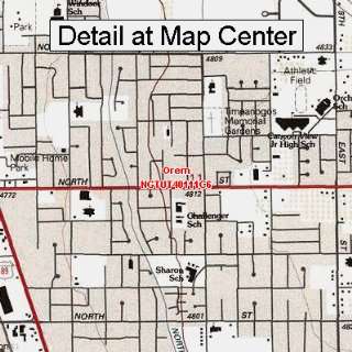   Quadrangle Map   Orem, Utah (Folded/Waterproof)