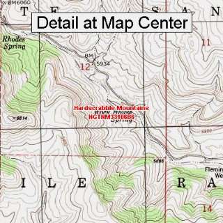   Map   Hardscrabble Mountains, New Mexico (Folded/Waterproof