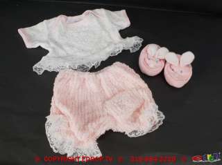 Reborn Baby Katie Lovely Happy Girl by Reva Schick Large Layette + 4 