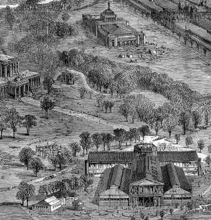 FAIRMOUNT PARK PHILADELPHIA, 1876 CENTENNIAL EXPOSITION  