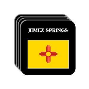 US State Flag   JEMEZ SPRINGS, New Mexico (NM) Set of 4 Mini Mousepad 