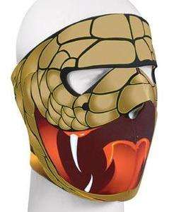 New Extreme Cobra Snake Print Neoprene Face Mask   Hunters/Motorcycle 