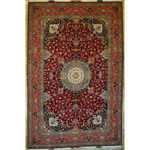    6x10 Hand Knotted Tabriz Persian Rug   69x105