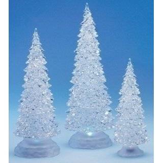   LED Lighted Acrylic Christmas Tree Holiday Decoration