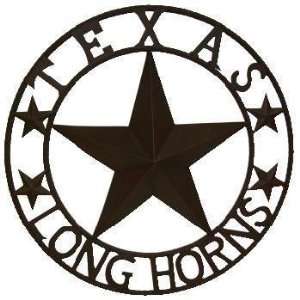  Metal Star Texas Longhorn 24 Case Pack 4 