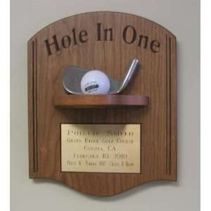 Hole in One with Iron Plaque 