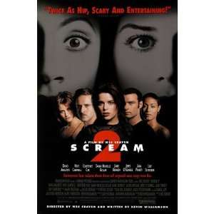 27x40) Scream 2 Movie Neve Campbell Courteney Cox David Arquette 
