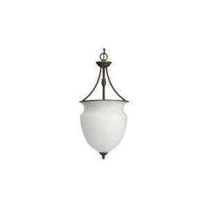   P3831 Brushed Nickel Richmond Hill 1 Light Foyer with Watermark Glass