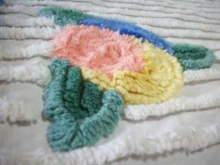 PEACH/YELLOW/BLUE FLOWER CRAFTING CHENILLE #D161  