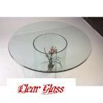 Round Glass Table Tops 1/4 3/8 1/2 thick see sizes  
