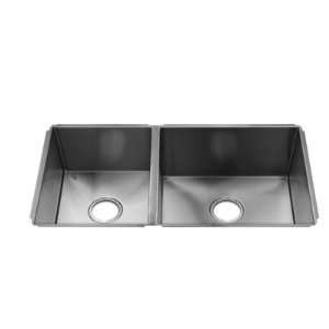  J7 32 x 17.5 Undermount Stainless Steel Double Bowl 