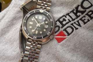 Vintage Seiko 6105 8119 Mens Automatic Diving Watch Diver    All 