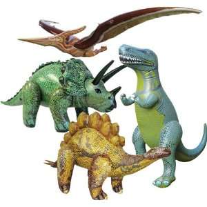    Medium Inflatable Dinosaur Toy Bundle (Set Of 4) Toys & Games