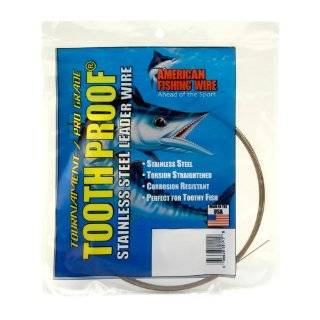   Fishing Wire Tooth Proof Stainless Steel Single Strand Leader Wire