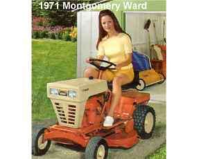 1971 Montgomery Ward 7HP Lawn Tractor Magnet  