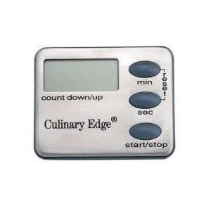 Culinary Edge Stainless Steel Digital Kitchen Timer  