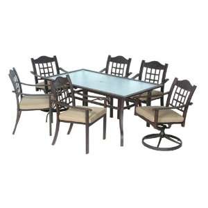  The Monaco Collection 6 Person All Welded Cast Aluminum 