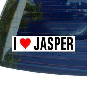  I Love Heart JASPER Window Bumper Sticker Automotive