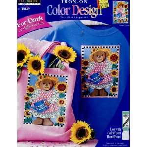  Sunflower Bear (Iron On Color Design) Barbara Finwall 