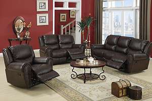 Pcs Sofa/loveseat Sectional Couch Sectionals Rocker/Recliner Leather 