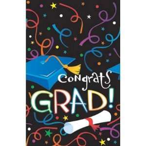  Grad Celebration 54in x 96in Plastic Tablecovers 3pk Toys 