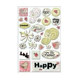  Creative Imaginations Loolah Epoxy Stickers; 3 Items/Order 