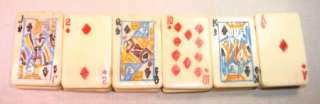 Ox Bone Playing Card Bracelet Poker Gambling Spades Clubs Diamonds 