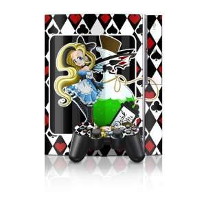 Alice Design Protector Skin Decal Sticker for PS3 Playstation 3 Body 