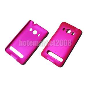 Pink Hard Back Cover Case For HTC EVO 4G  