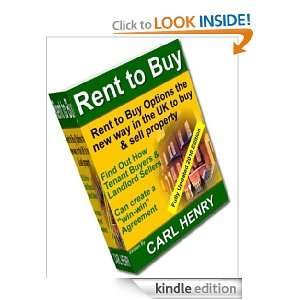 Rent To Buy Options Carl Henry  Kindle Store