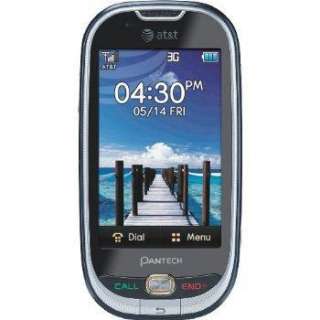 Pantech P2020 Ease Blue   AT&T Touchscreen Phone 843124001740  