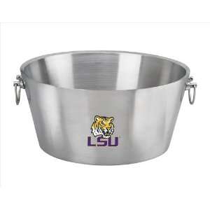   Fightin Tigers Doublewall Insulated Stainless Steel Party Tub, 19 Inch