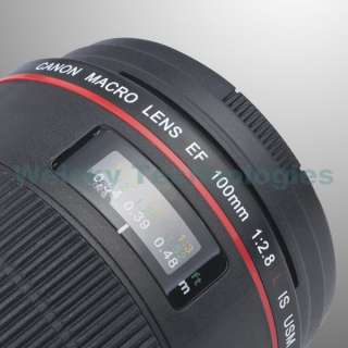 Canon EOS Camera EF 100mm Lens Coffee Food Cup Mug Stainless Interior 