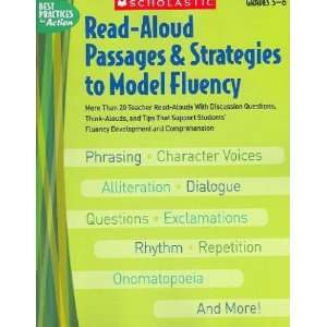  Read aloud Passages & Strategies to Model Fluency Grades 