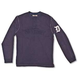 Detroit Tigers Navy Evolution Long Sleeve Shirt by Red Jacket